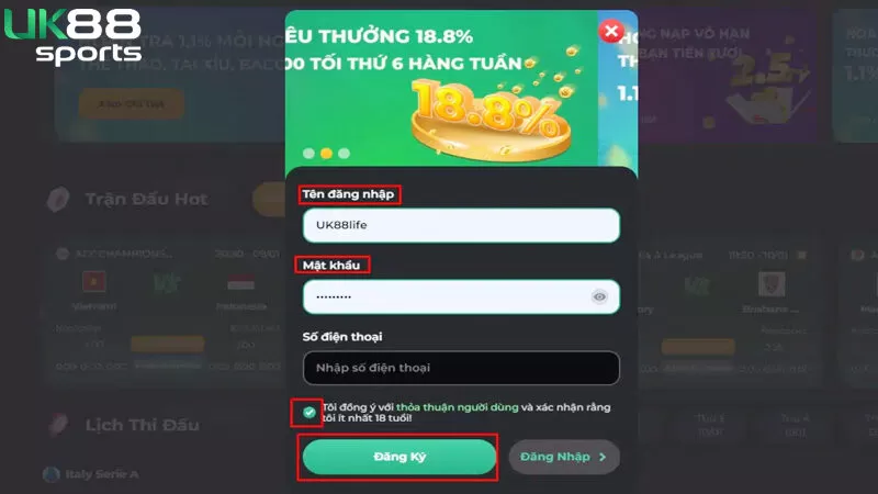 Lưu ý để đảm bảo đăng ký tài khoản UK88 thành công Lưu ý để đảm bảo đăng ký tài khoản UK88 thành công